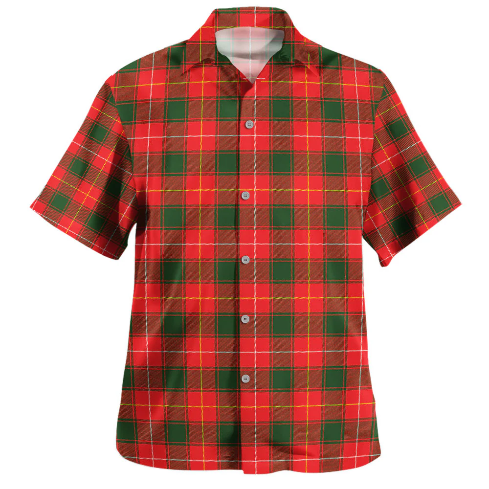 Scottish MacPhee Modern Clan Badge Tartan Hawaiian Shirt