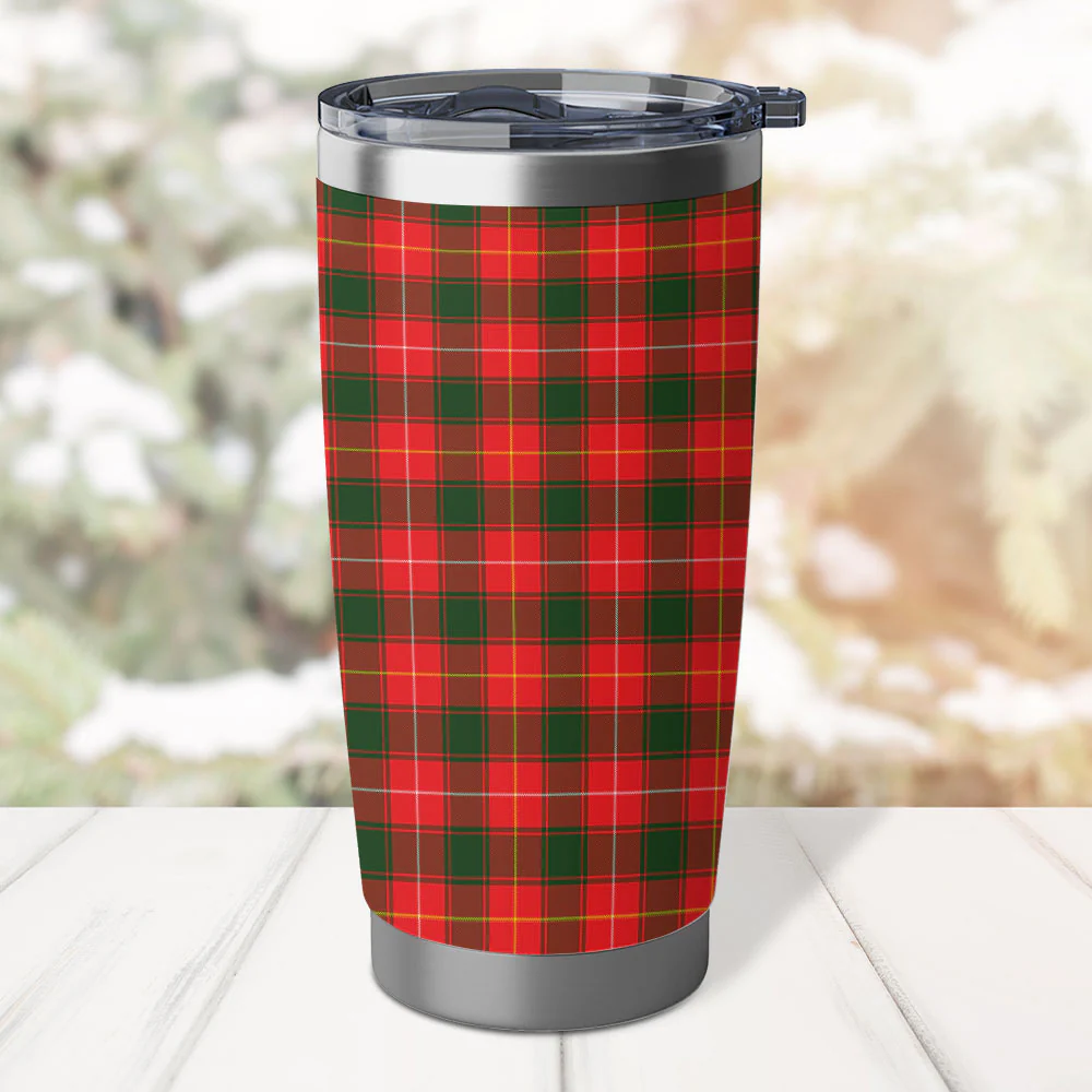 Scottish MacPhee Modern Clan Badge Tartan Tumbler - Image 3