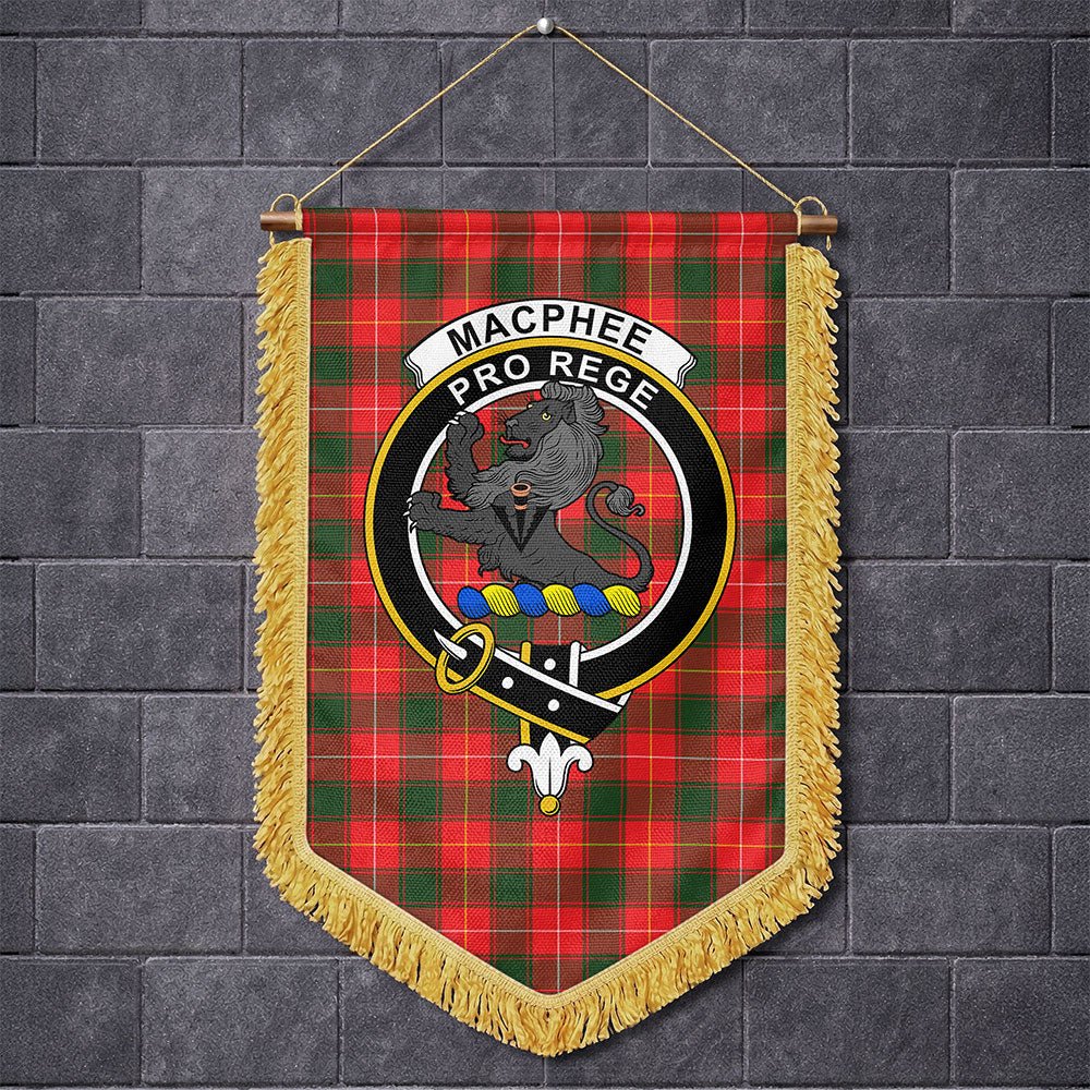 Scottish MacPhee Modern Clan Badge Tartan Wall Hanging Banner