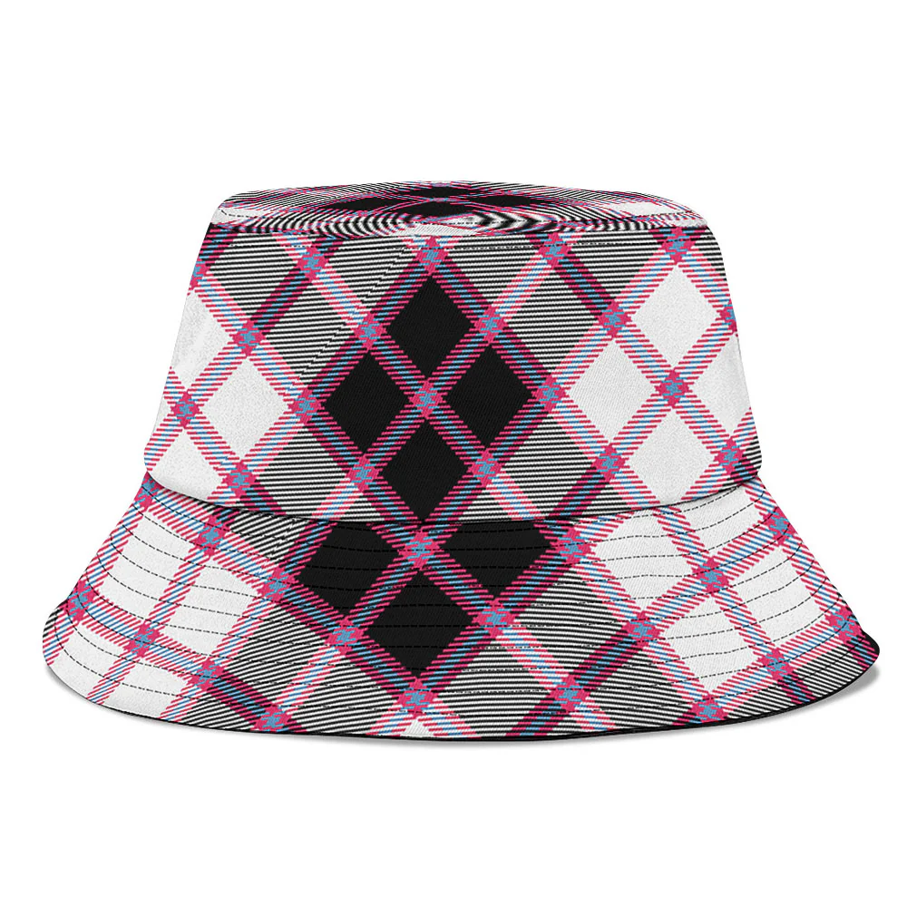 Scottish MacPherson Hunting Modern Clan Badge Tartan Bucket Hat