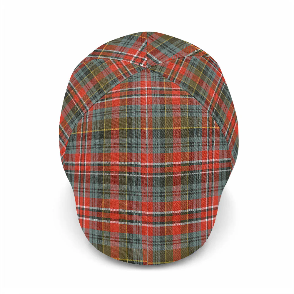 Scottish MacPherson Weathered Clan Badge Tartan Ivy Cap - Image 2