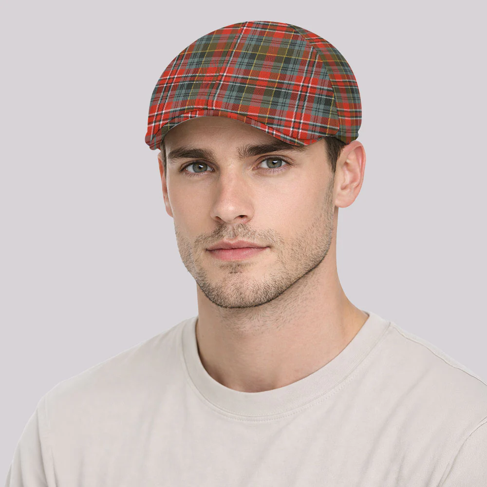 Scottish MacPherson Weathered Clan Badge Tartan Ivy Cap - Image 3