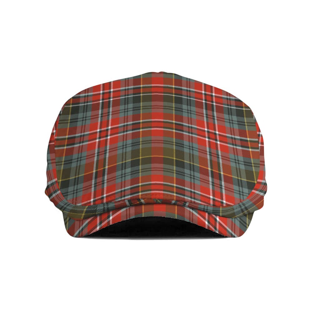 Scottish MacPherson Weathered Tartan Flat Cap
