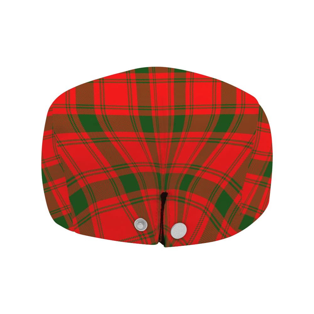 Scottish MacQuarrie Clan Badge Tartan Flat Cap - Image 4