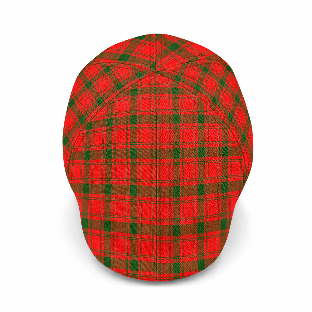 Scottish MacQuarrie Modern Clan Badge Tartan Ivy Cap - Image 2
