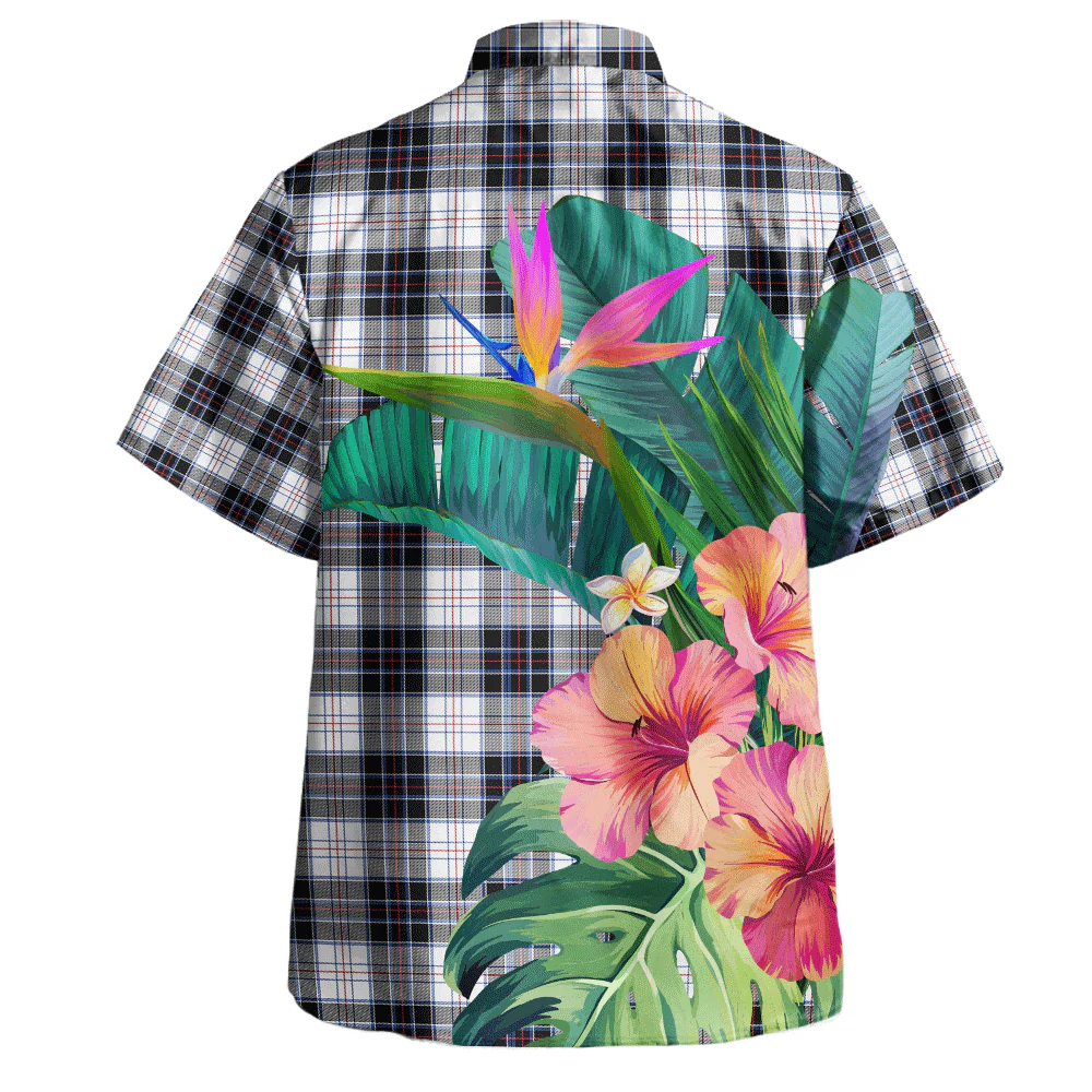 Scottish MacRae Dress Modern Clan Badge Tartan Hawaiian Shirt Bouquet Tropical Style - Image 4