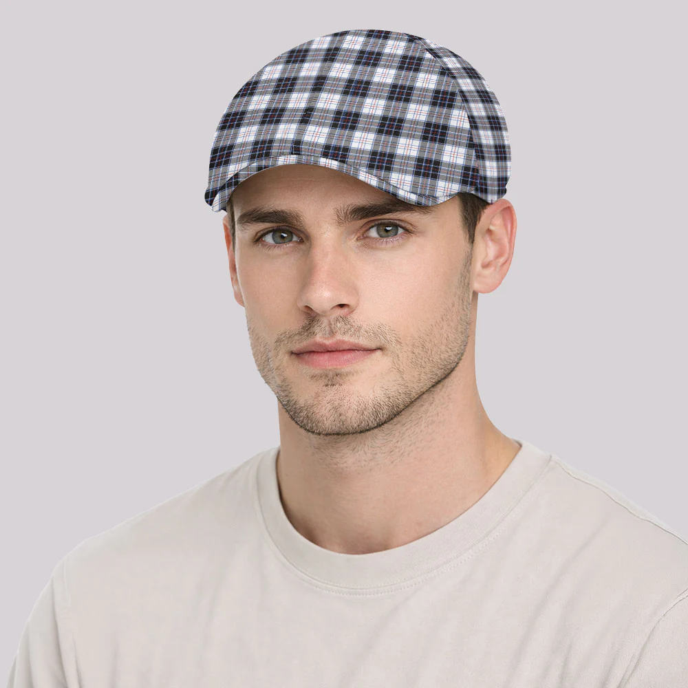 Scottish MacRae Dress Modern Clan Badge Tartan Ivy Cap - Image 3