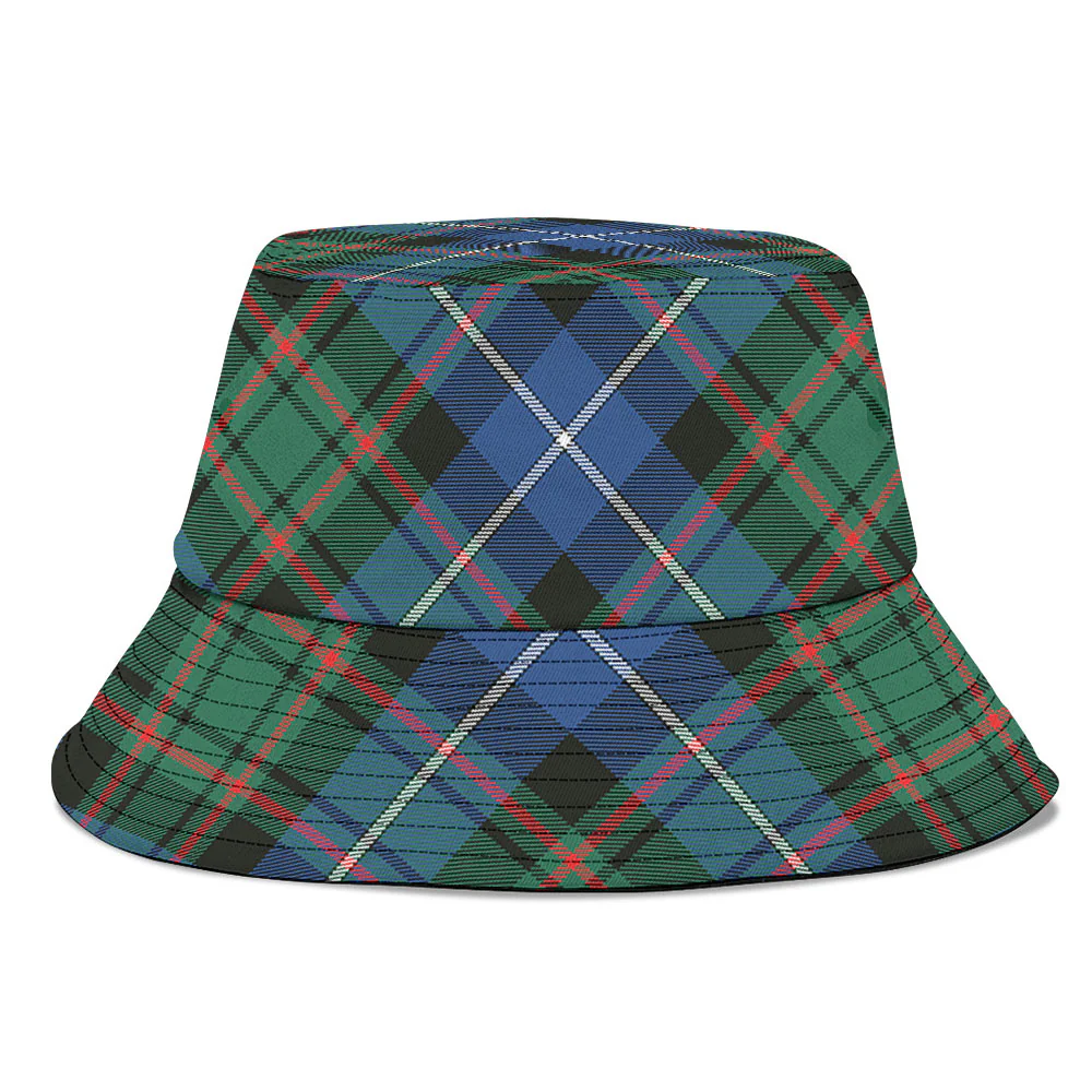 Scottish MacRae Hunting Ancient Clan Badge Tartan Bucket Hat