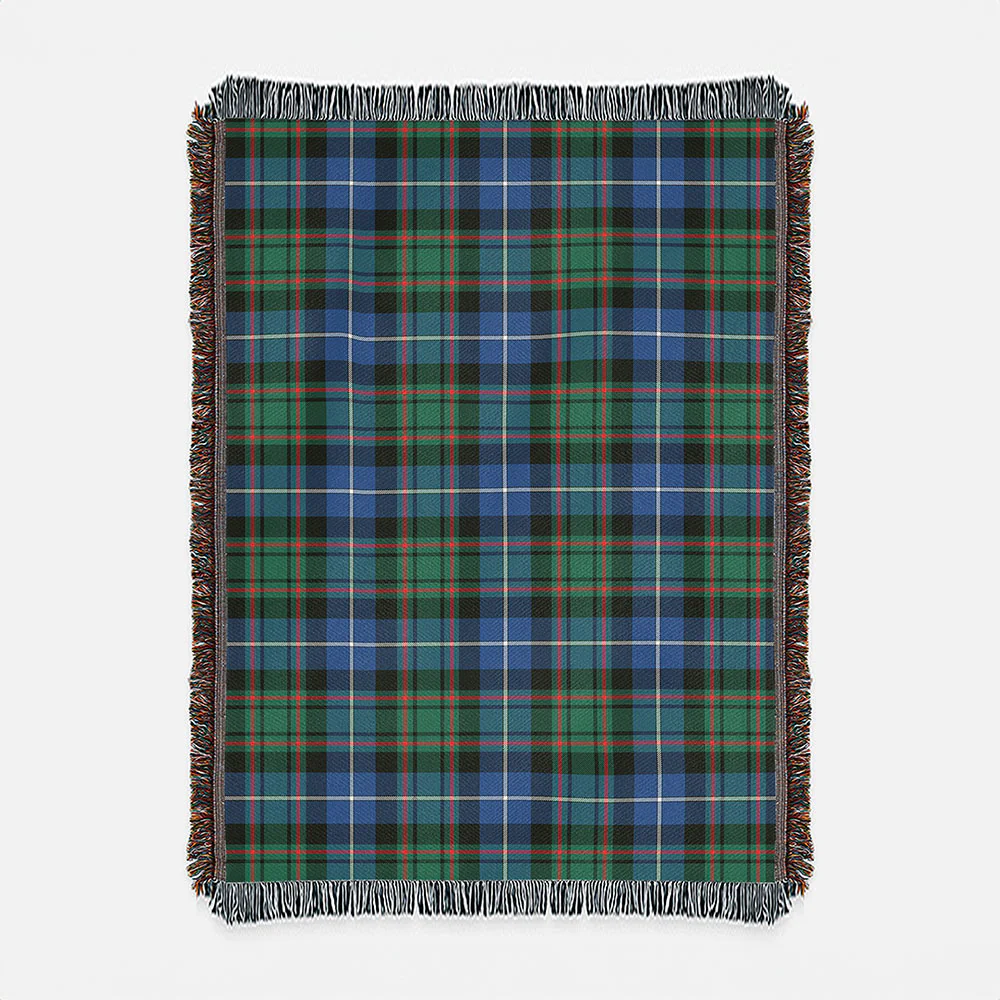 Scottish MacRae Hunting Ancient Clan Badge Tartan Woven Blanket