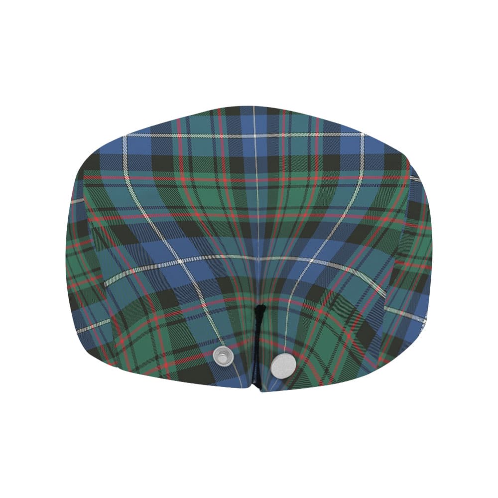 Scottish MacRae Hunting Ancient Tartan Flat Cap - Image 4
