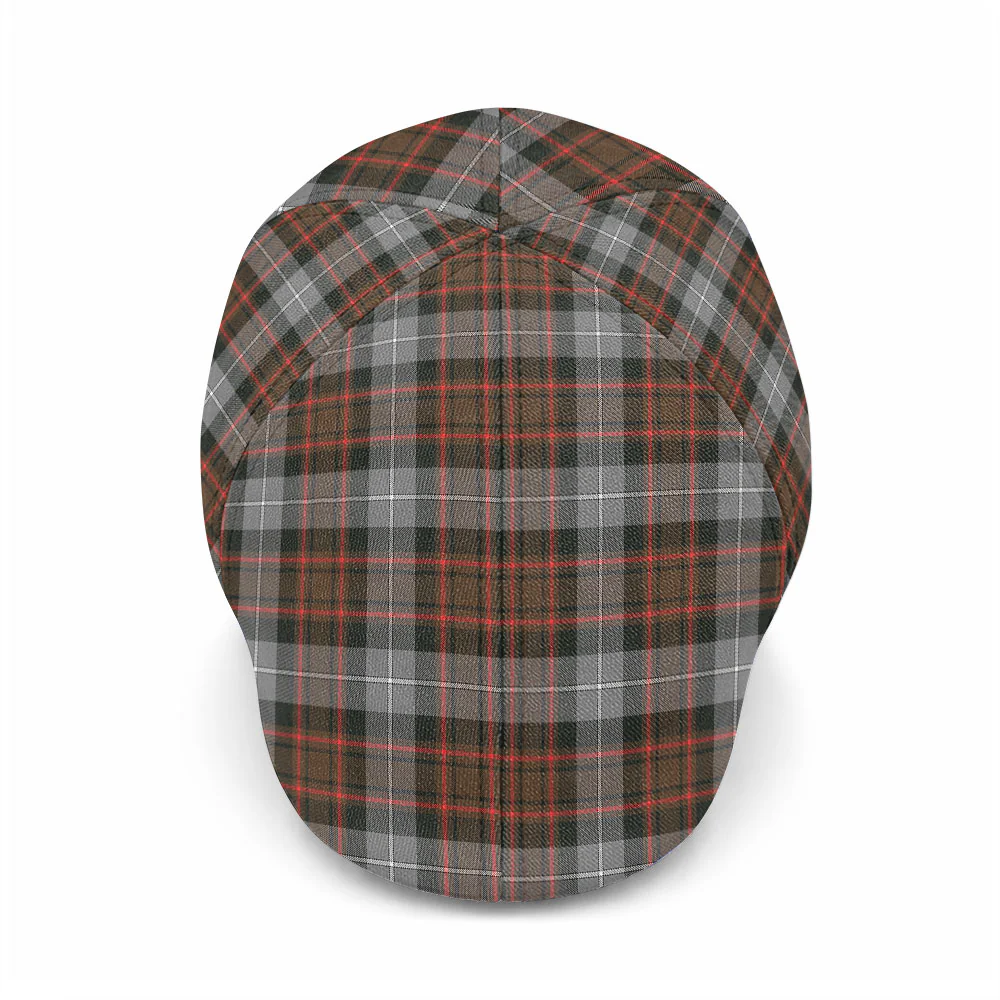 Scottish MacRae Hunting Weathered Clan Badge Tartan Ivy Cap - Image 2