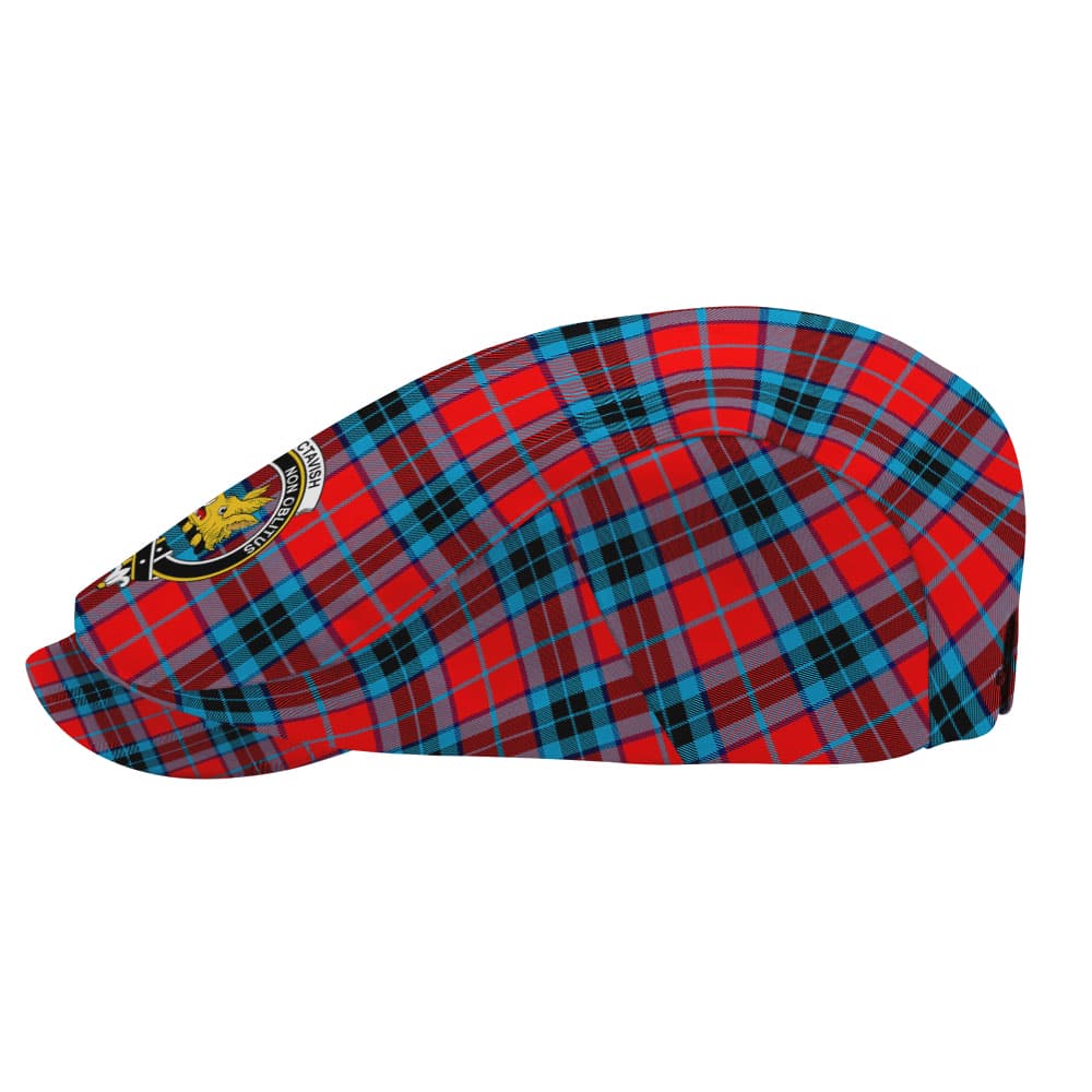 Scottish MacTavish Clan Badge Tartan Flat Cap - Image 3