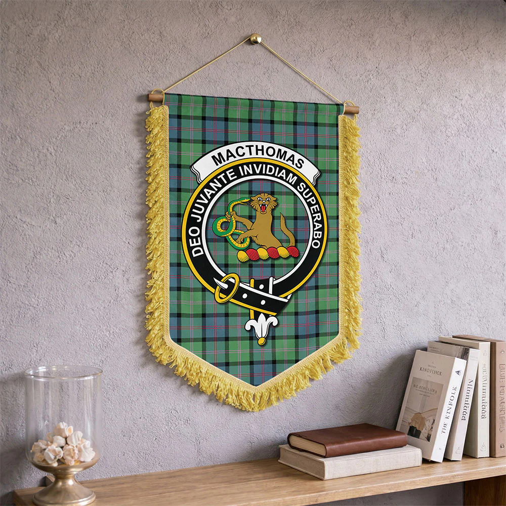 Scottish MacThomas Ancient Clan Badge Tartan Wall Hanging Banner - Image 2