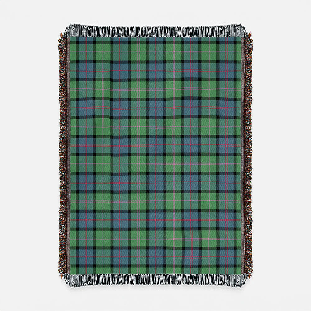 Scottish MacThomas Ancient Clan Badge Tartan Woven Blanket
