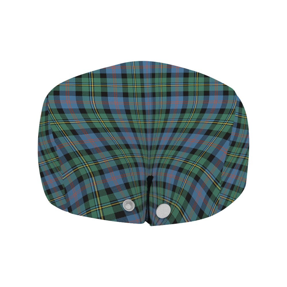 Scottish Malcolm Ancient Tartan Flat Cap - Image 4