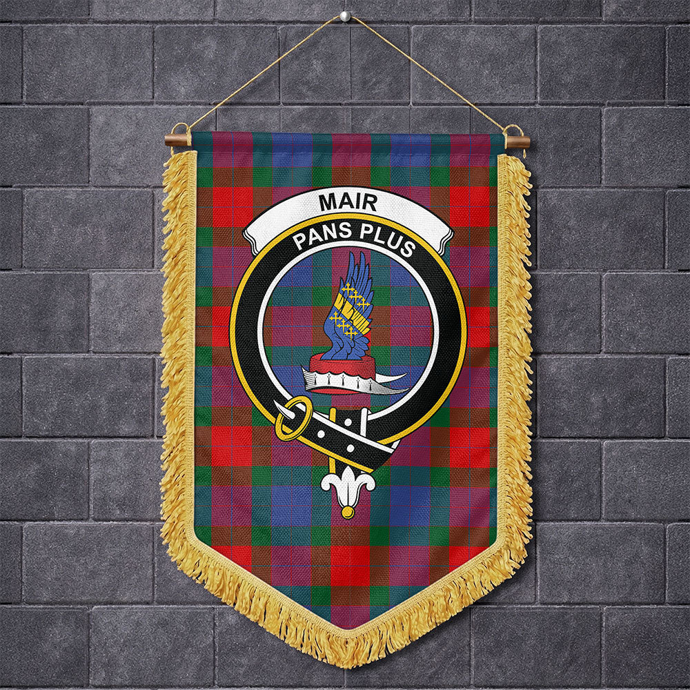 Scottish Mar Clan Badge Tartan Wall Hanging Banner