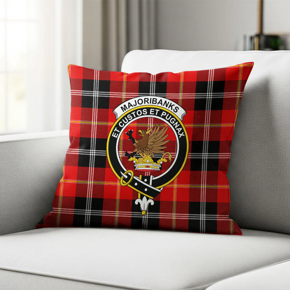 Scottish Marjoribanks Clan Badge Tartan Pillow Case - Image 2