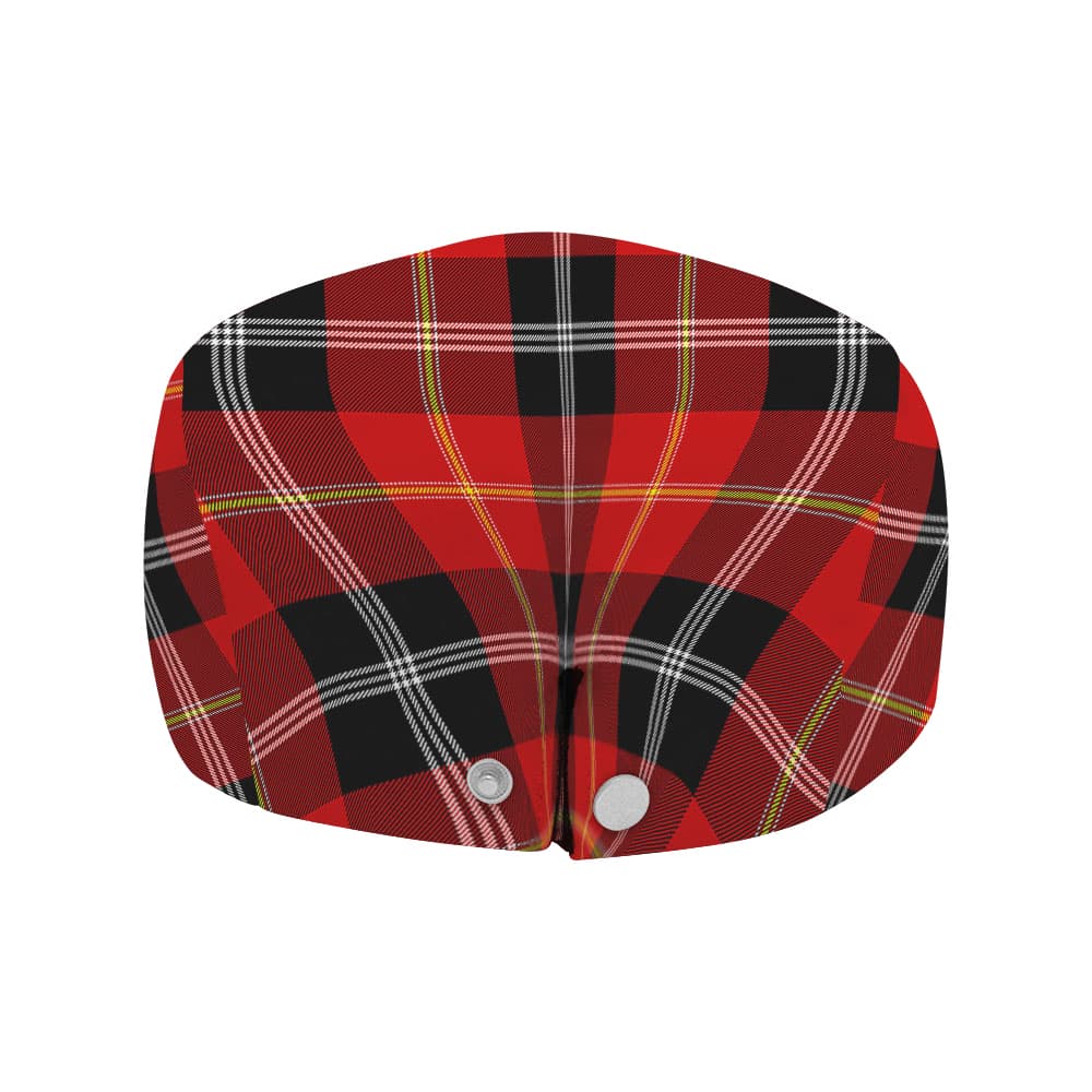 Scottish Marjoribanks Clan Badge Tartan Flat Cap - Image 4