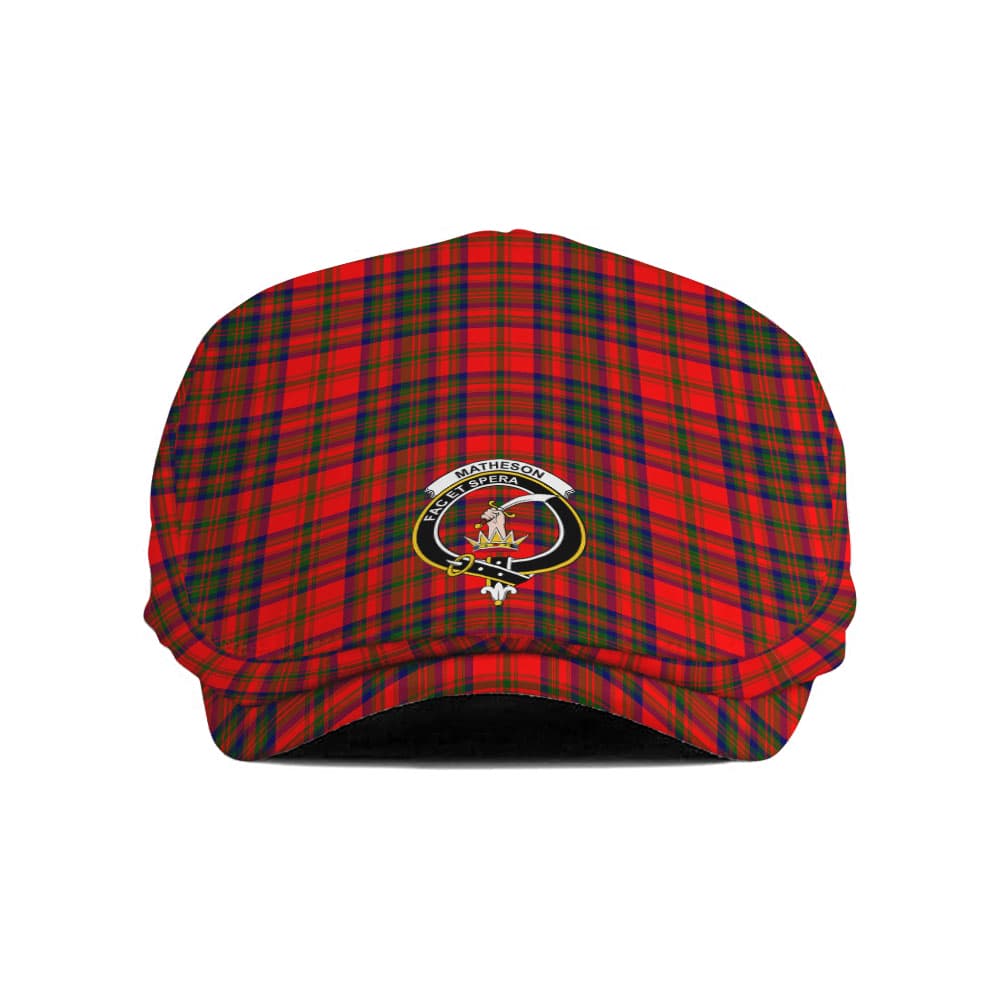 Scottish Matheson Clan Badge Tartan Flat Cap