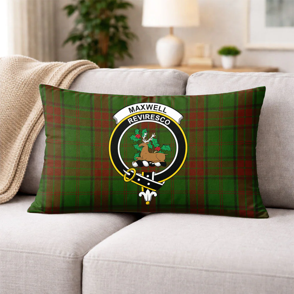 Scottish Maxwell Hunting Clan Badge Tartan Pillow Case - Image 3