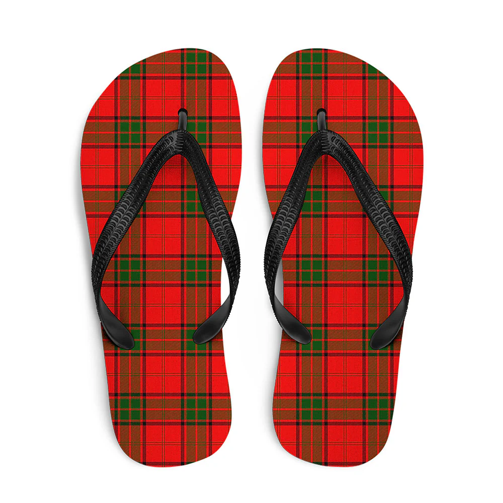 Scottish Maxwell Modern Clan Badge Tartan Flip Flops