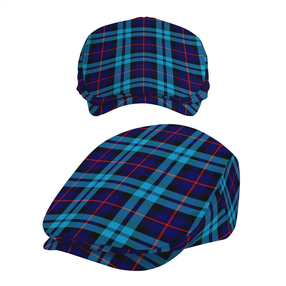 Scottish McCorquodale Tartan Flat Cap - Image 5