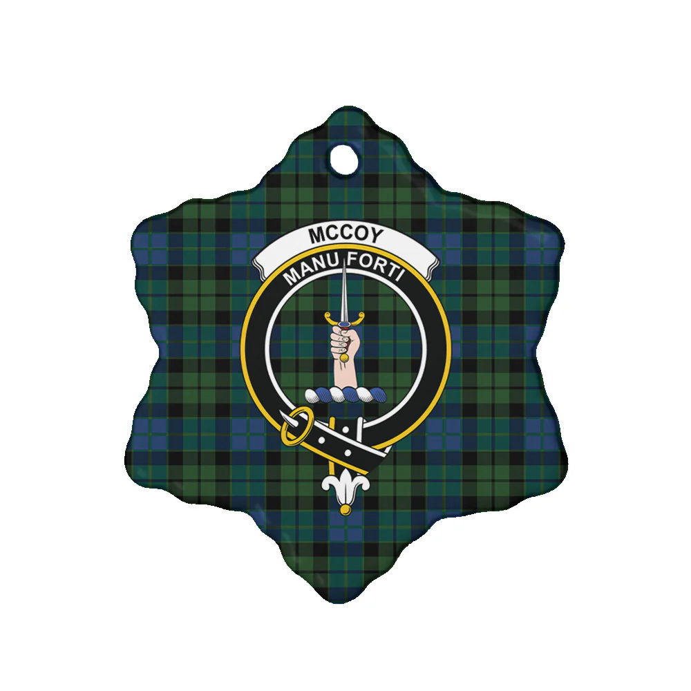 Scottish McCoy Clan Badge Tartan Ceramic Ornament - Image 6