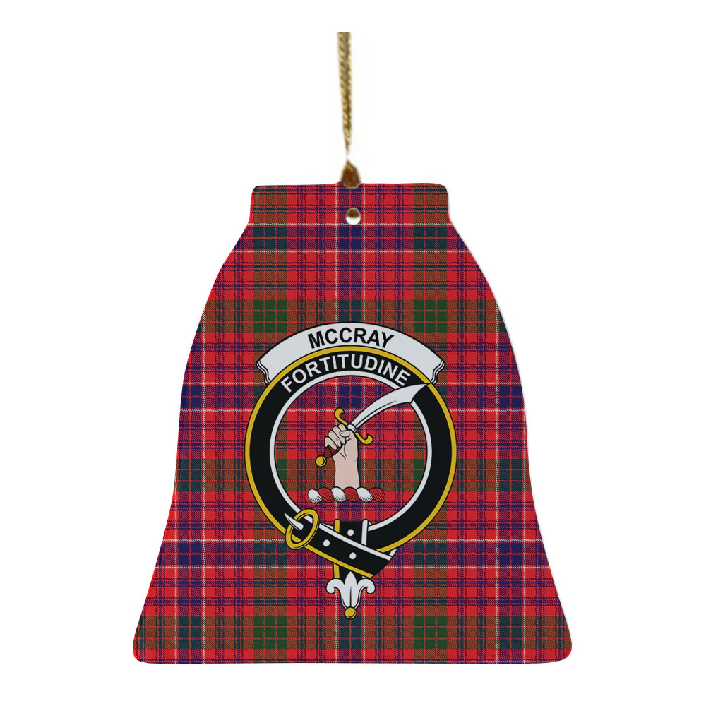 Scottish McCray Clan Badge Tartan Ceramic Ornament - Image 4