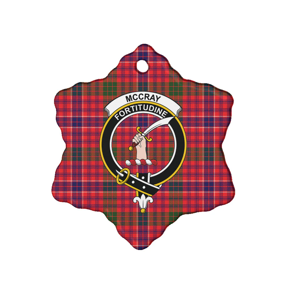 Scottish McCray Clan Badge Tartan Ceramic Ornament - Image 6