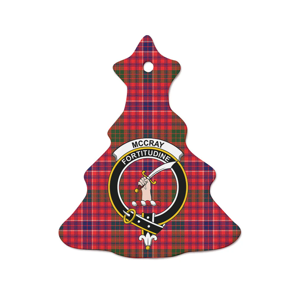 Scottish McCray Clan Badge Tartan Ceramic Ornament - Image 7
