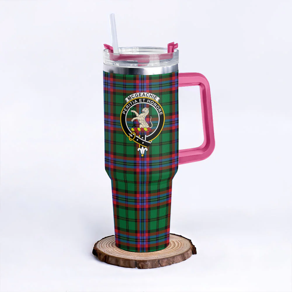 Scottish McGeachie Clan Badge Tartan 40oz Tumbler - Image 7