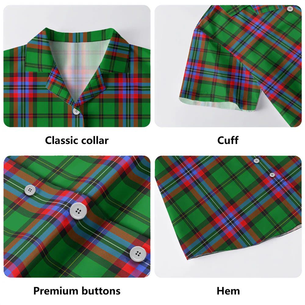 Scottish McGeachie Clan Badge Tartan Hawaiian Shirt - Image 4