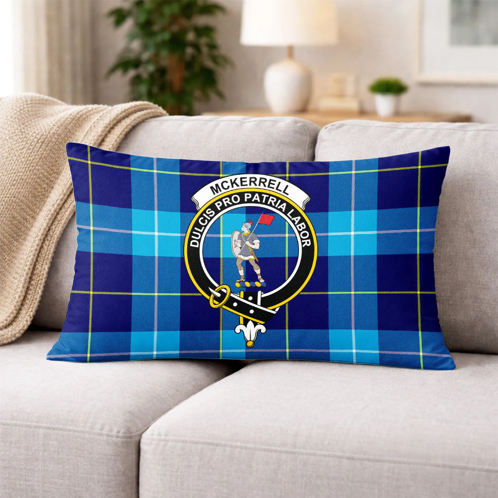 Scottish McKerrell Clan Badge Tartan Pillow Case - Image 3