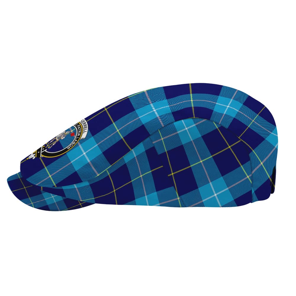 Scottish McKerrell Clan Badge Tartan Flat Cap - Image 3