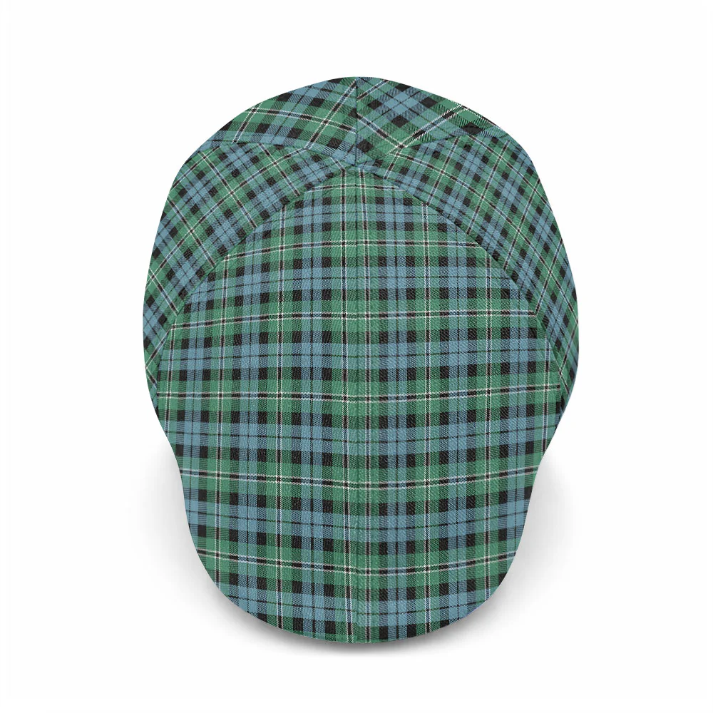 Scottish Melville Clan Badge Tartan Ivy Cap - Image 2