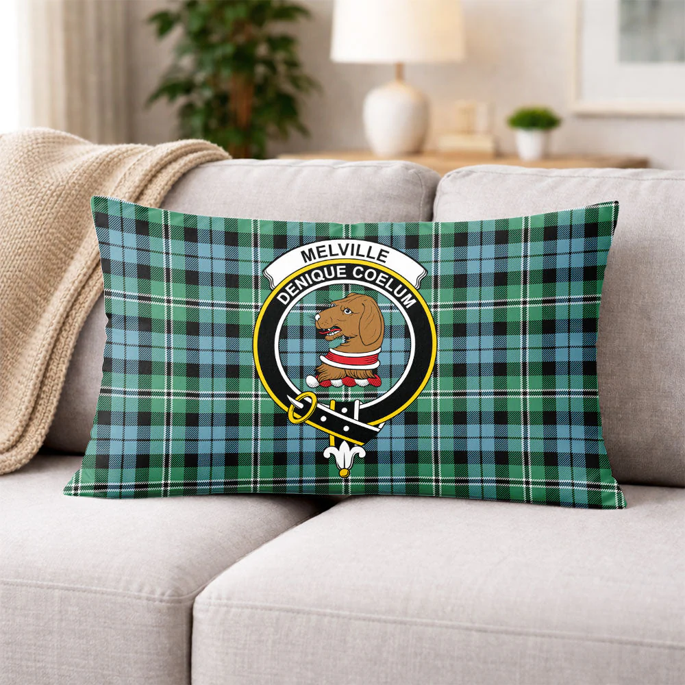Scottish Melville Clan Badge Tartan Pillow Case - Image 3
