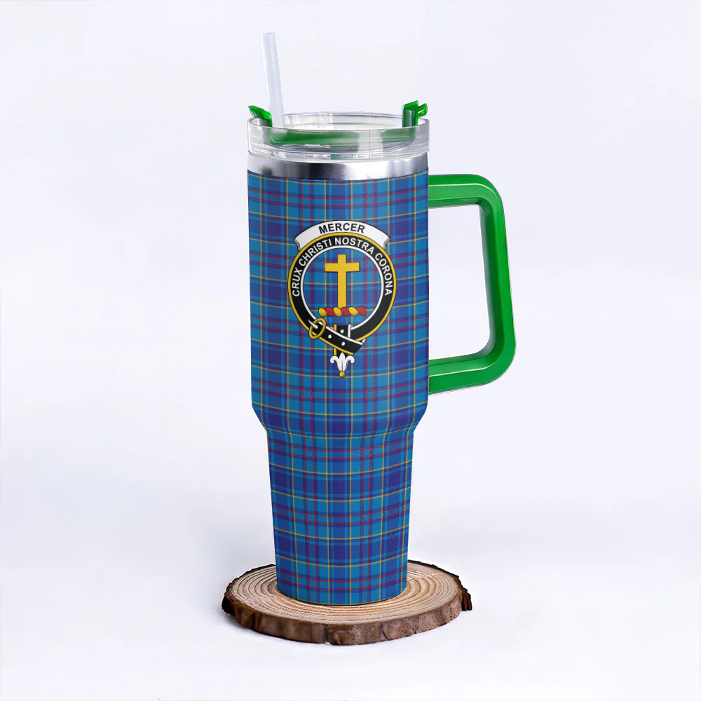 Scottish Mercer Modern Clan Badge Tartan 40oz Tumbler - Image 8