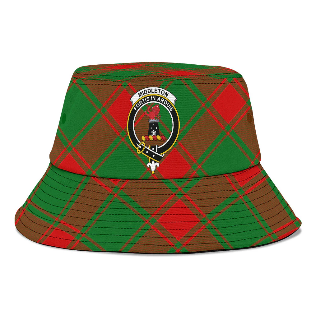 Scottish Middleton Modern Clan Badge Tartan Bucket Hat - Image 2
