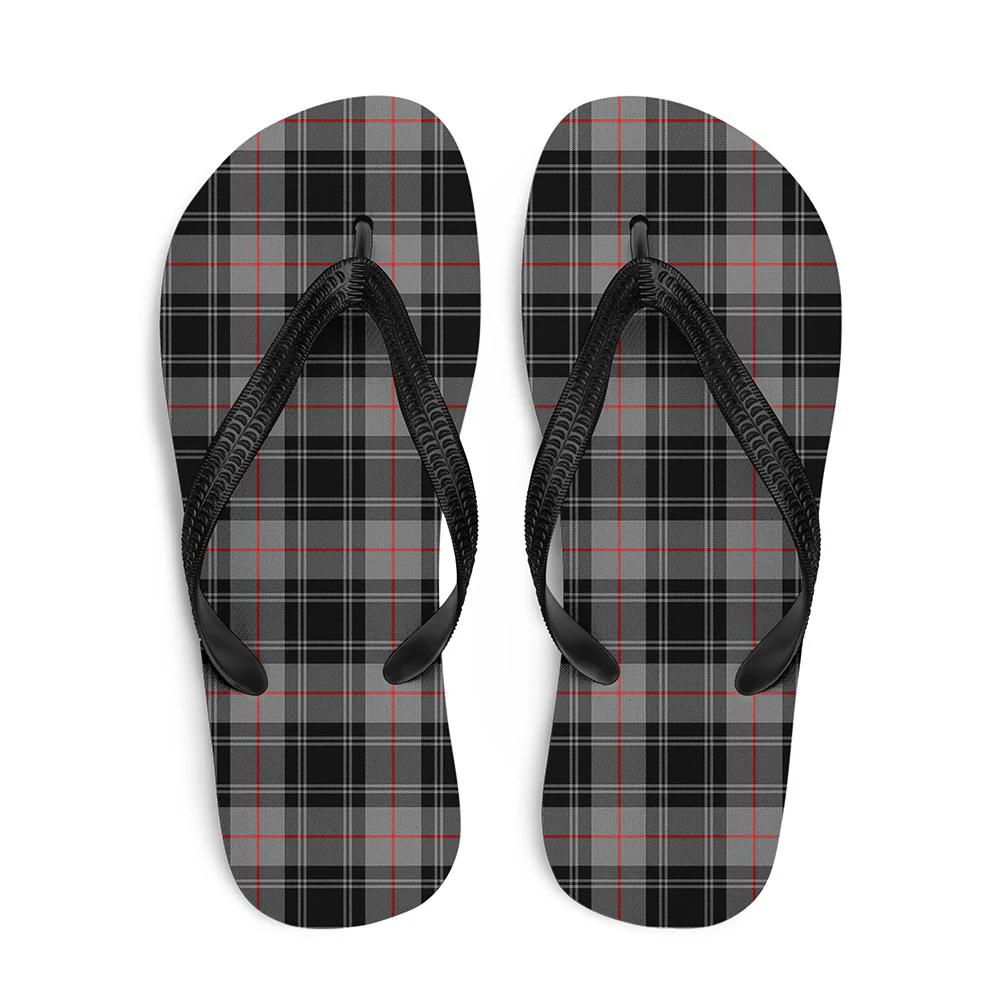 Scottish Moffat Modern Clan Badge Tartan Flip Flops