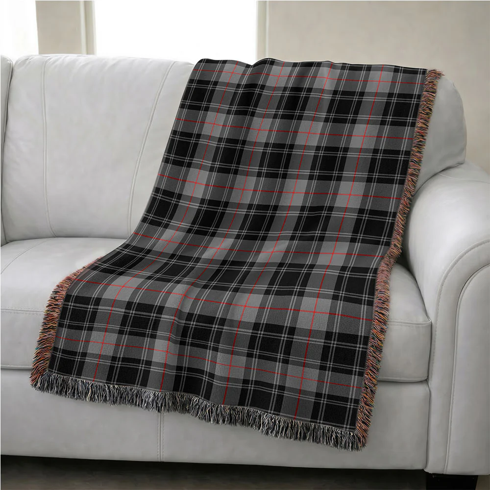 Scottish Moffat Modern Clan Badge Tartan Woven Blanket - Image 4