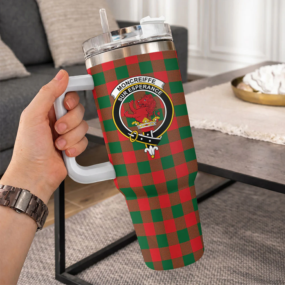 Scottish Moncrieffe Clan Badge Tartan 40oz Tumbler - Image 10