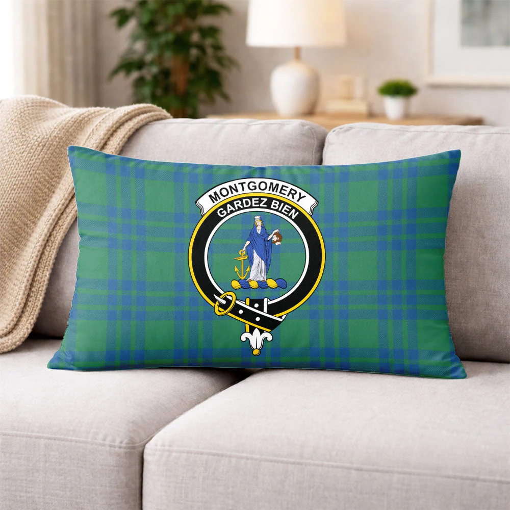Scottish Montgomery Ancient Clan Badge Tartan Pillow Case - Image 3