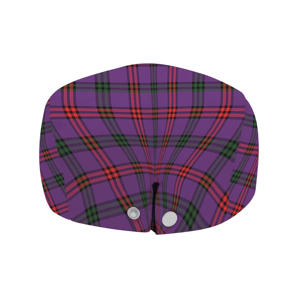 Scottish Montgomery Clan Badge Tartan Flat Cap - Image 4