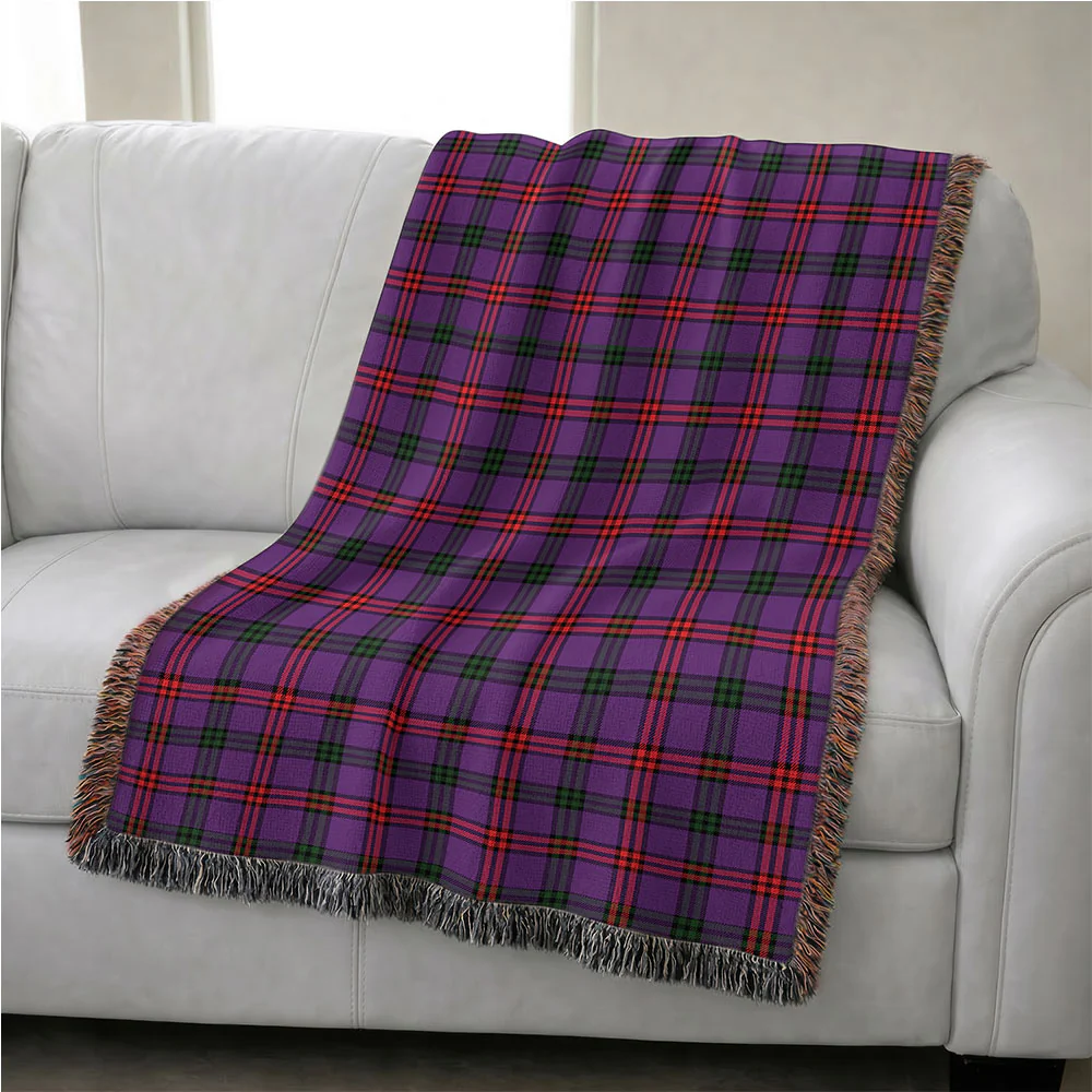 Scottish Montgomery Modern Clan Badge Tartan Woven Blanket - Image 4