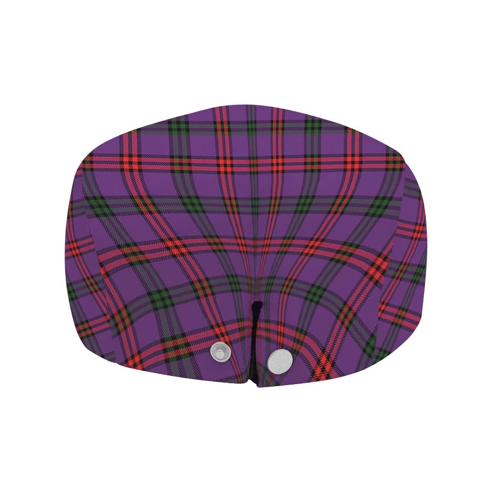 Scottish Montgomery Modern Tartan Flat Cap - Image 4