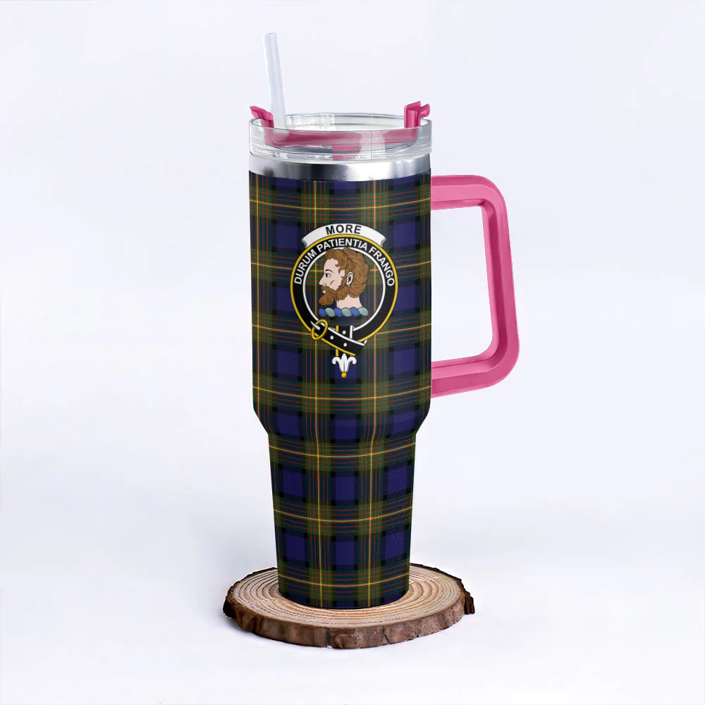 Scottish More (Muir) Clan Badge Tartan 40oz Tumbler - Image 7