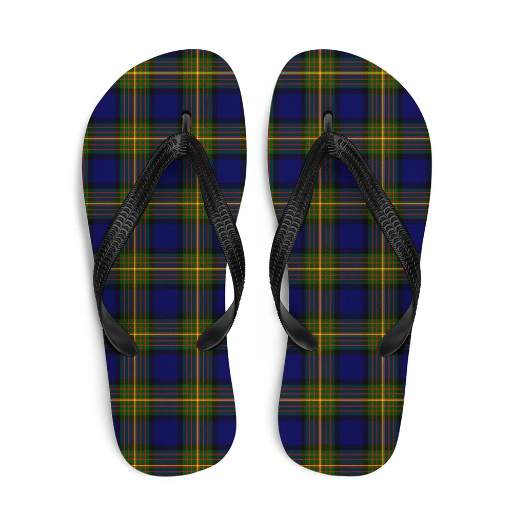 Scottish More (Muir) Clan Badge Tartan Flip Flops