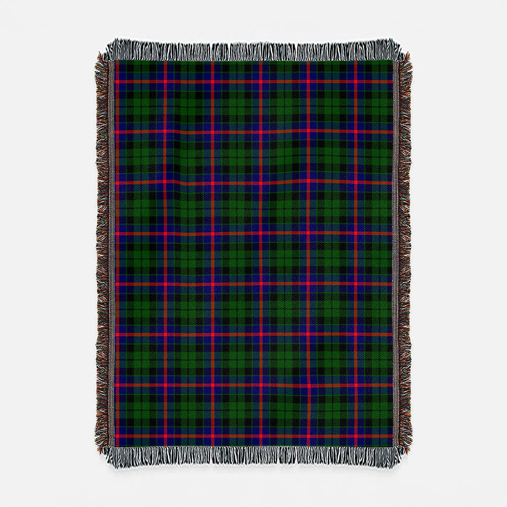 Scottish Morrison Modern Clan Badge Tartan Woven Blanket