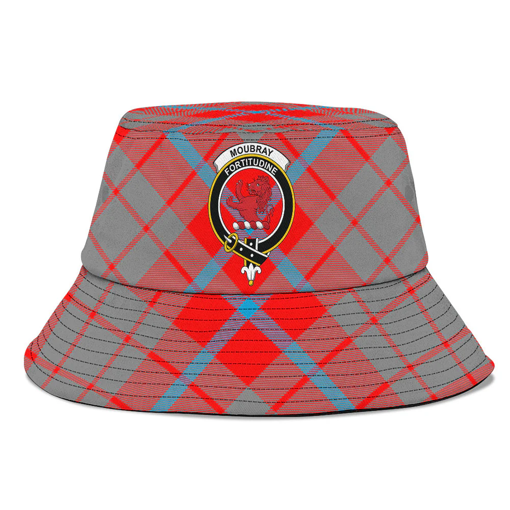 Scottish Moubray Clan Badge Tartan Bucket Hat - Image 2