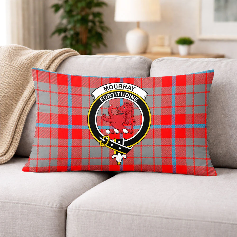 Scottish Moubray Clan Badge Tartan Pillow Case - Image 3